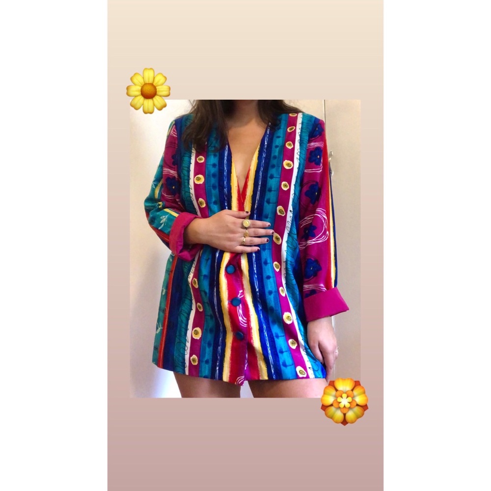 Colorful vintage blazer